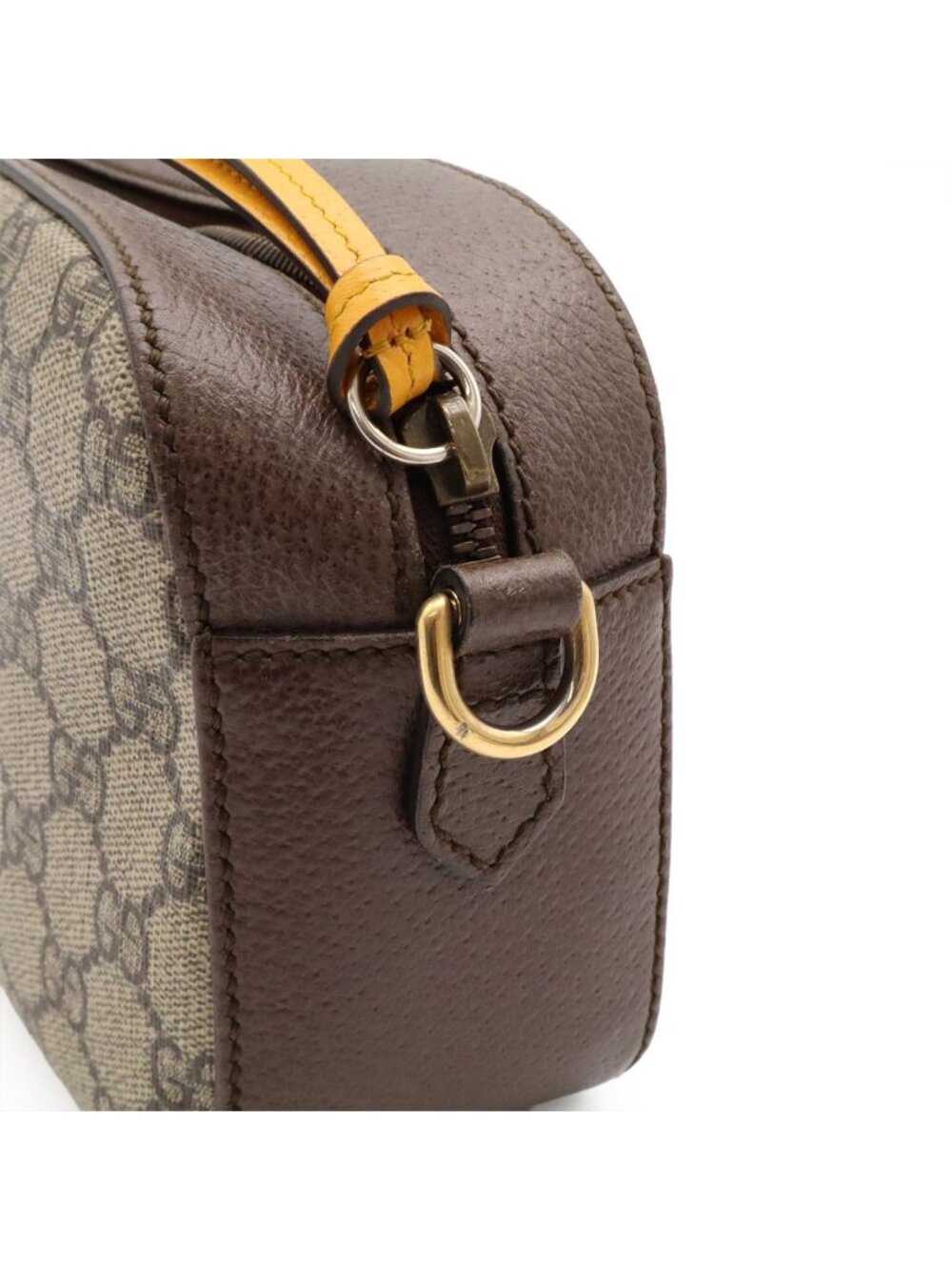 Gucci Neo Vintage GG Supreme Messenger Bag 2-Way Clutch Tiger Head Beige - Picture 5 of 8